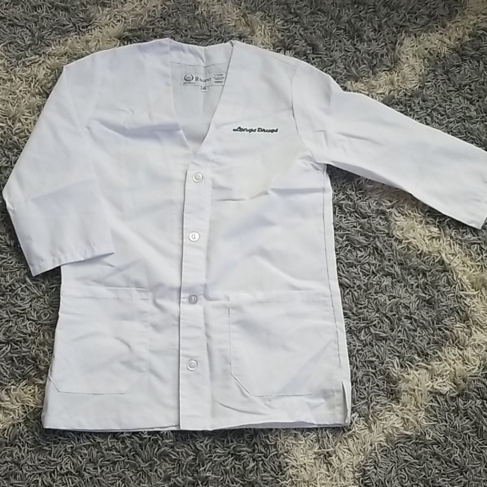 EUC White Coat Medical Smock